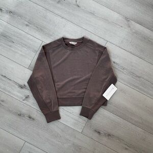 Athleta Seasoft Rib Crewneck Sweatshirt